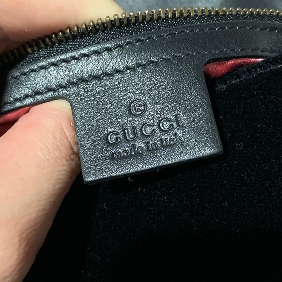 Sold Gucci Marmont Med “Loved” Black Velvet - Picture 13 of 16